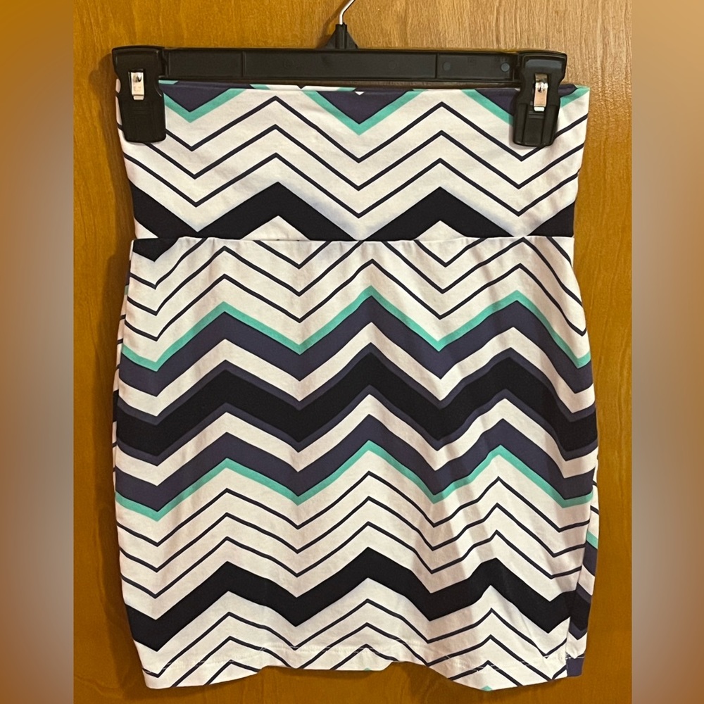 Charlotte Ruse Striped Mini Skirt. Women’s Size Small.
